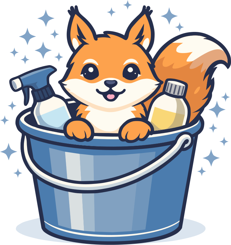 Squirrel in a bucket